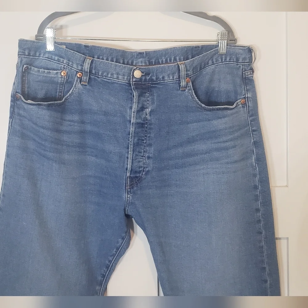 Levis 501 BIG E Button Fly Blue Jeans Size 40 X 32